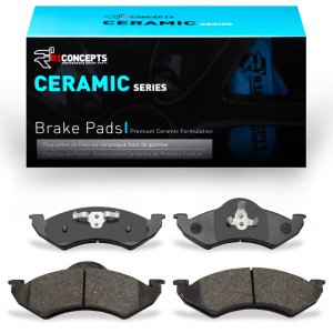 Dodge Durango Ceramic Brake Pads - Front - R1 Concepts - Premium Ceramic Formulation - `00-`02 Dodge Durango Ceramic Brake Pads - Front - R1 Concepts - Premium Ceramic Formulation - `00-`02
